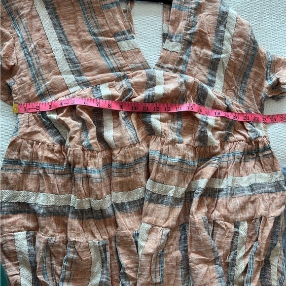 Lulus Linen babydoll dress NWT - Picture 7 of 16